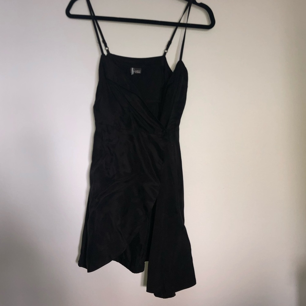 Little Black Dress with front Button